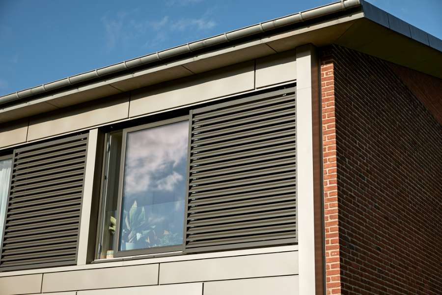 Kloge hoveder får facaden beskyttet med aluminiumskassetter fra DS Stålprofil, Vilhelm Kiers Kollegium, Snogebæksvej 11-21, 8210 Århus